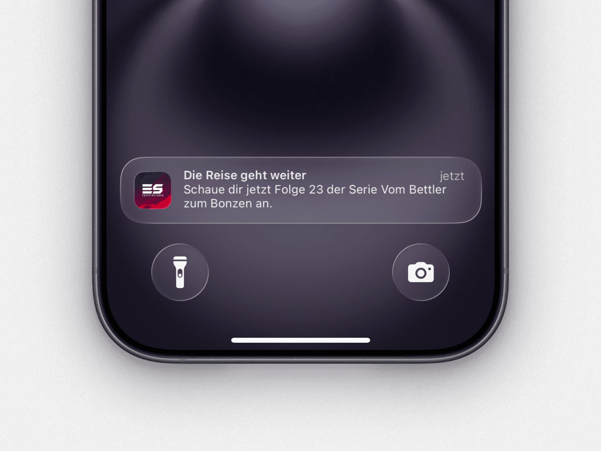 EasyStretcher iOS App — Push Notification neue Folge